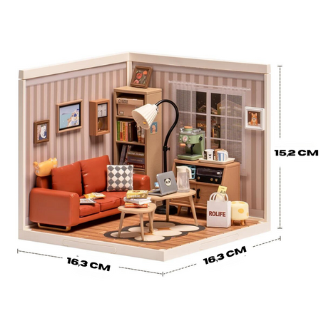 Mini dům 3d - Cozy Living Lounge | Rolife