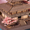 Sakura Pavilion – 3D puzzle Rolife, japonský zenový pavilon