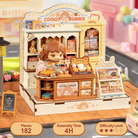 Cookii Bunny’s Cookie Shop - Mini domeček 3D | Rolife