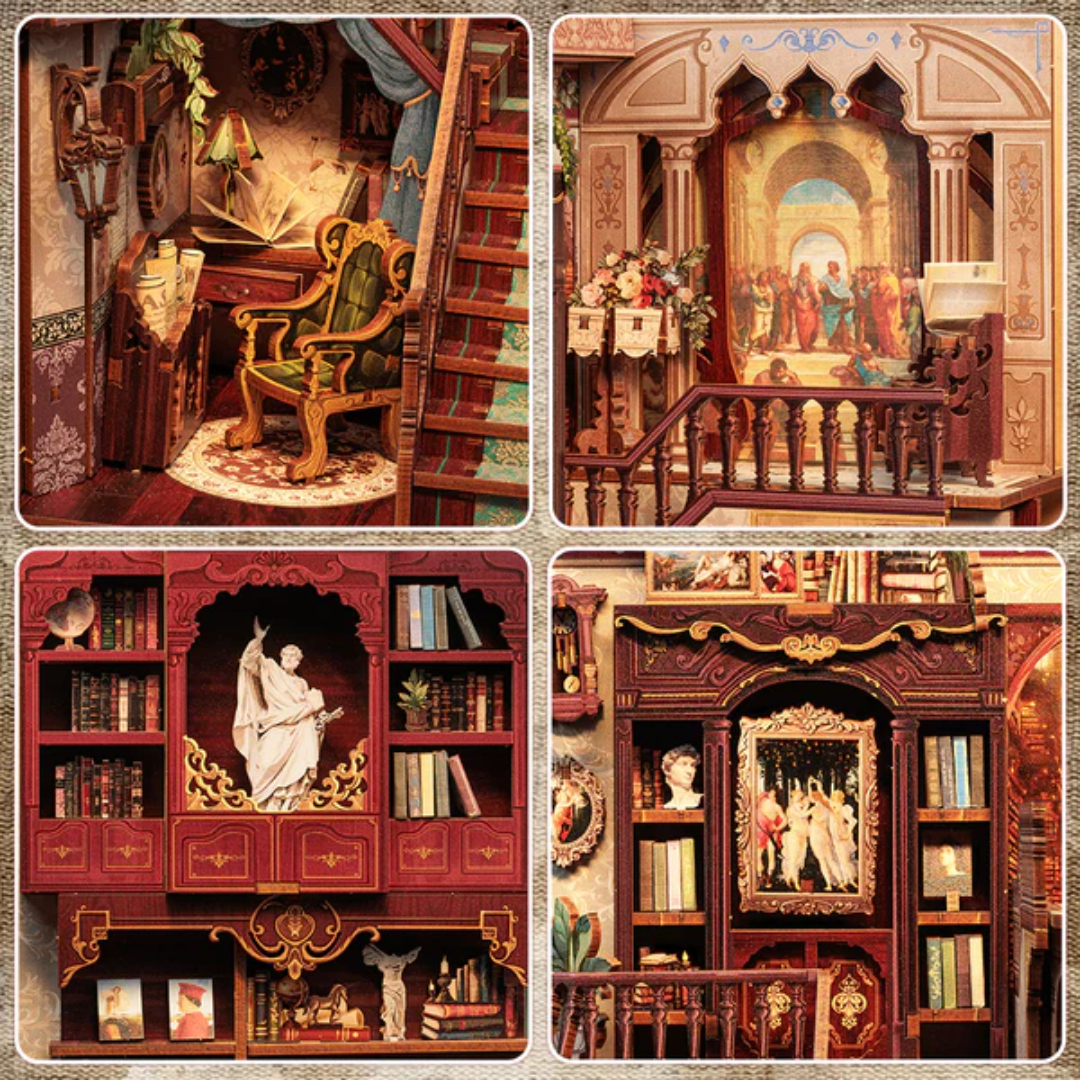 Legenda o Knihovně Pravdy – DIY Book Nook - Library Of Wisdom | Cutebee