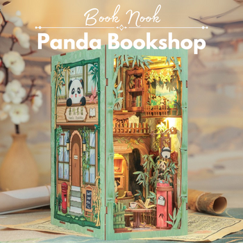 DIY Book Nook - Knihkupectví Panda | Cutebee