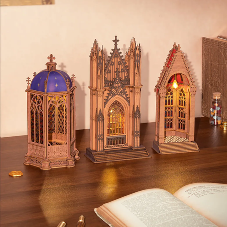 Mini domeček 3D - Geometric Cathedral | Rolife