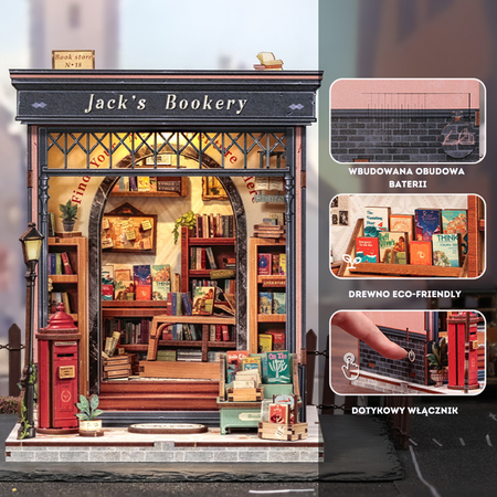 Vánoční sada Book Nook - Jack's Bookery | Cutebee