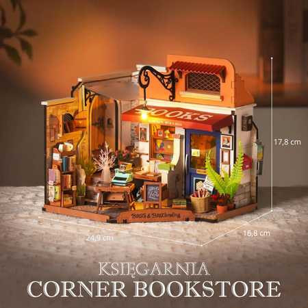 Mini dům 3d - Corner Bookstore | Rolife