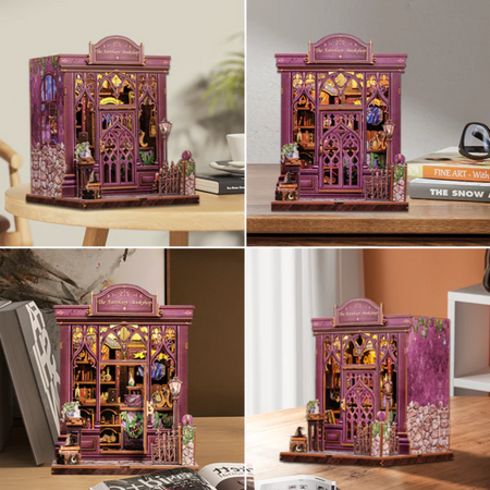 Vánoční sada Book Nook - Astrologické knihkupectví | Cutebee