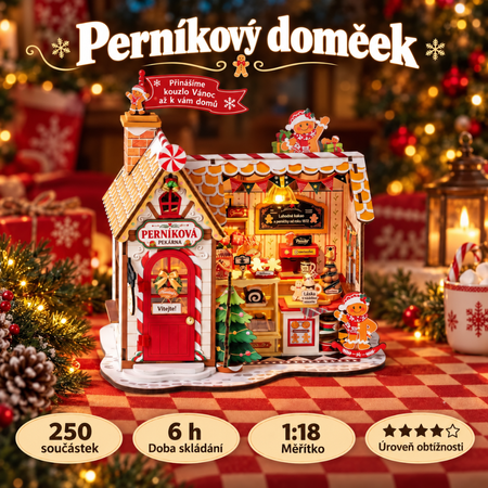 Gingerbread Bakery – Mini domeček 3D | Rolife
