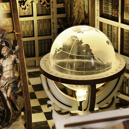 DIY Book Nook - Knihovna bohů Library of Gods | MiniCity