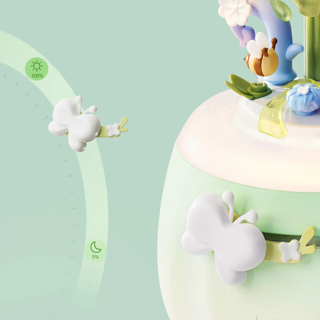 Puzzle 3D – Minty Camellia Lamp | ROKR
