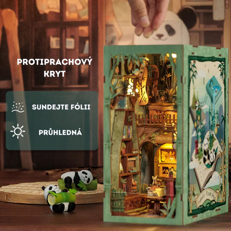 DIY Book Nook - Knihkupectví Panda | Cutebee