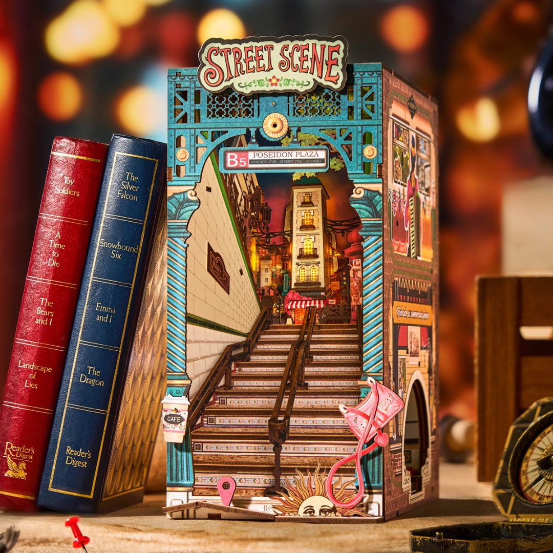 DIY Book Nook - Street Series | Rolife – nápad na dárek