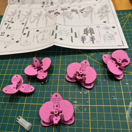 Puzzle 3D – Purple Moth Orchid | Rowood