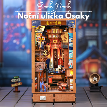 Tsutenkaku Ichiban Street – DIY Book Nook CuteBee | 3D puzzle Dárek