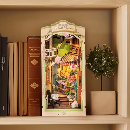 DIY Book Nook - Floral Corner | Rolife