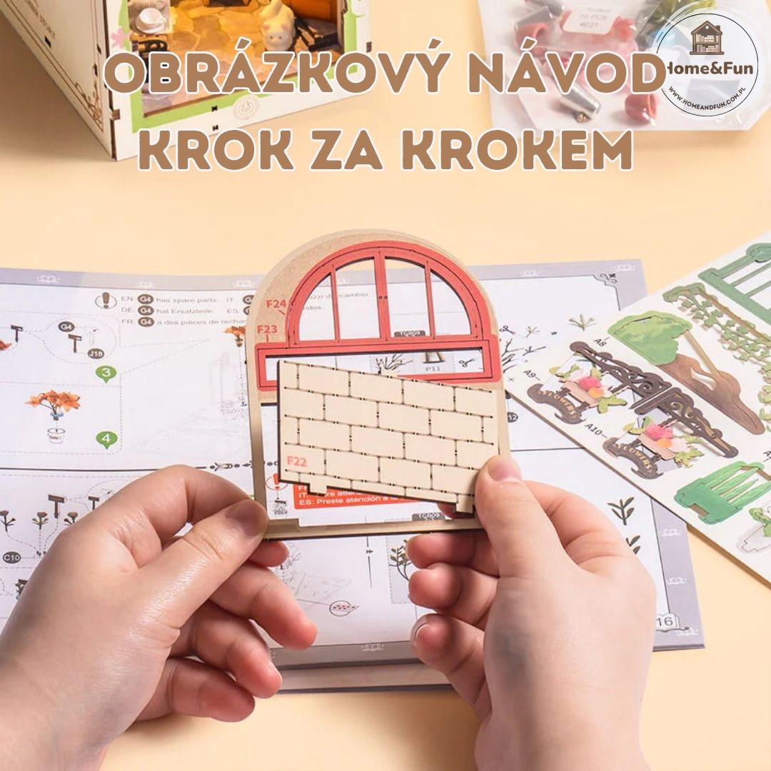 Wow efekt v knihovně – DIY Book Nook - Floral Corner | Rolife