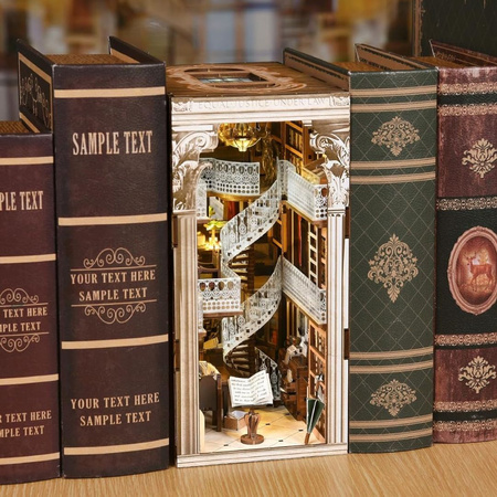 DIY Book Nook - Právnická knihovna Law Library | MiniCity