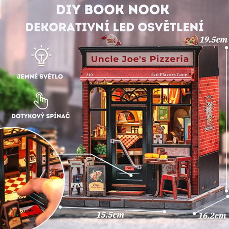 DIY Book Nook - Pizzerie | Cutebee Mini house