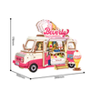Zmrzlinový food truck Beverly's – 3D puzzle Rolife s LED