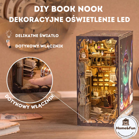 DIY Book Nook Vánoční sada - Kouzelný alchymista