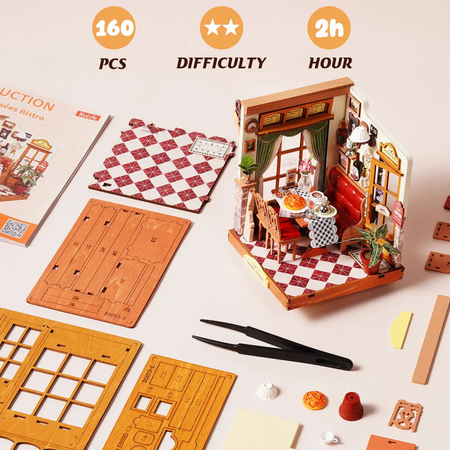 Miniaturní Domecek 3D - Champs-Élysées Bistro | Rolife
