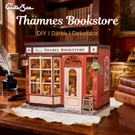 Thames Bookstore - DIY Book Nook | Cutebee