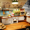 Coffee Truck Leo's – 3D puzzle Rolife, pojízdná kavárna s LED