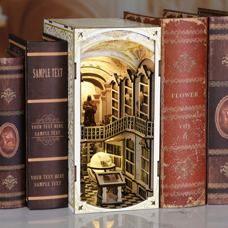 DIY Book Nook - Knihovna bohů Library of Gods | MiniCity