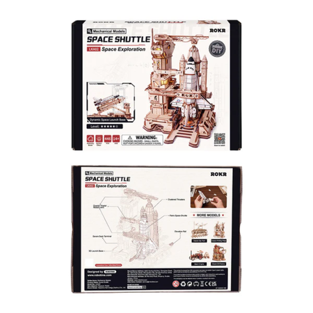 Dřevěná stavebnice Puzzle 3D - Space Shuttle | Rolife ROKR