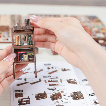 DIY Book Nook - Drama Bookshop | Cutebee