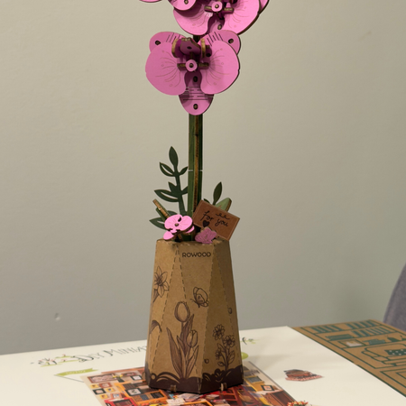 Puzzle 3D – Purple Moth Orchid | Rowood