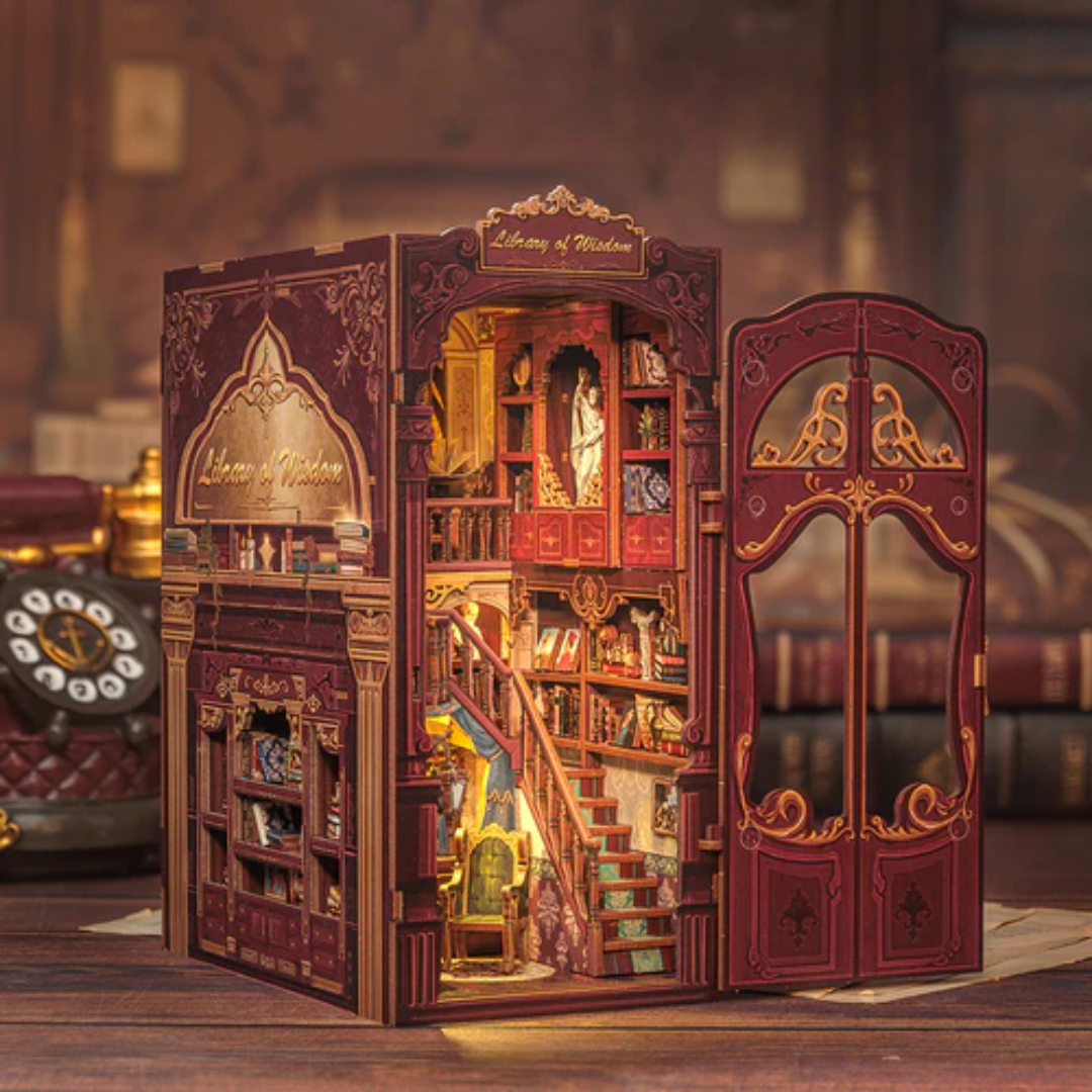 DIY Book Nook - Library Of Wisdom | Cutebee