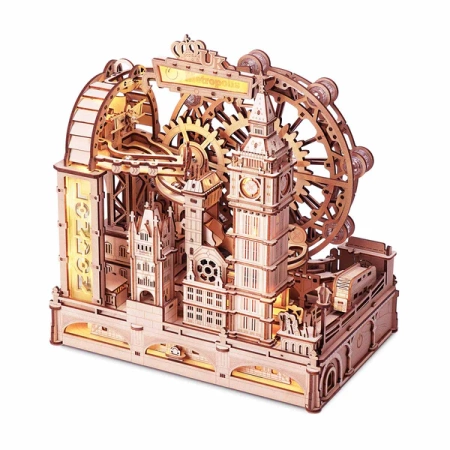 Dřevěná sada Puzzle 3D - Marble Travel London | ROKR
