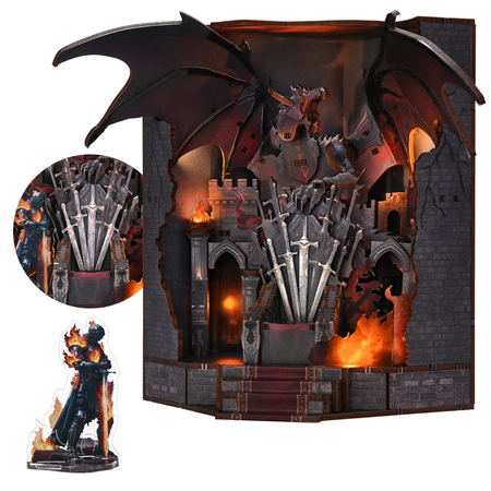 DIY Book Nook - Throne of Blades | Minicity Miniature House