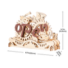 Dřevěná sada Puzzle 3D - otevřená/zavřená | ROKR