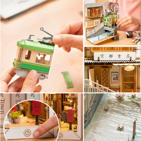 DIY Book Nook - Sakura Densya I Rolife