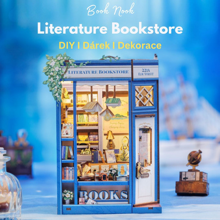 DIY Book Nook - Knihkupectví Literaure | Cutebee