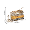 Historická tramvaj Vintage – 3D puzzle Rolife, DIY model