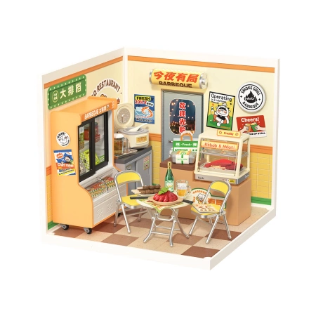 Mini 3D House - Night Out Food Stall | Rolife