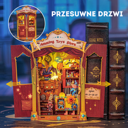 Vánoční sada Book Nook - Uncommon Toy Shop | Cutebee