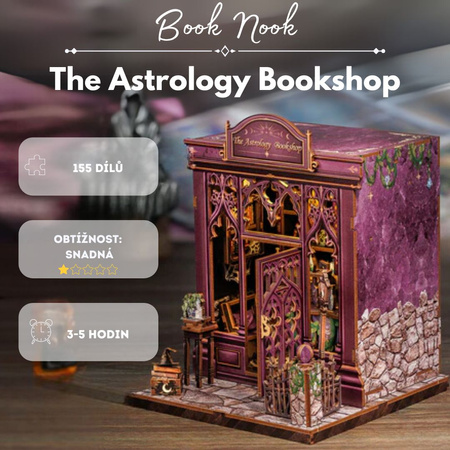 DIY Book Nook - The Astrology Bookshop | Cutebee