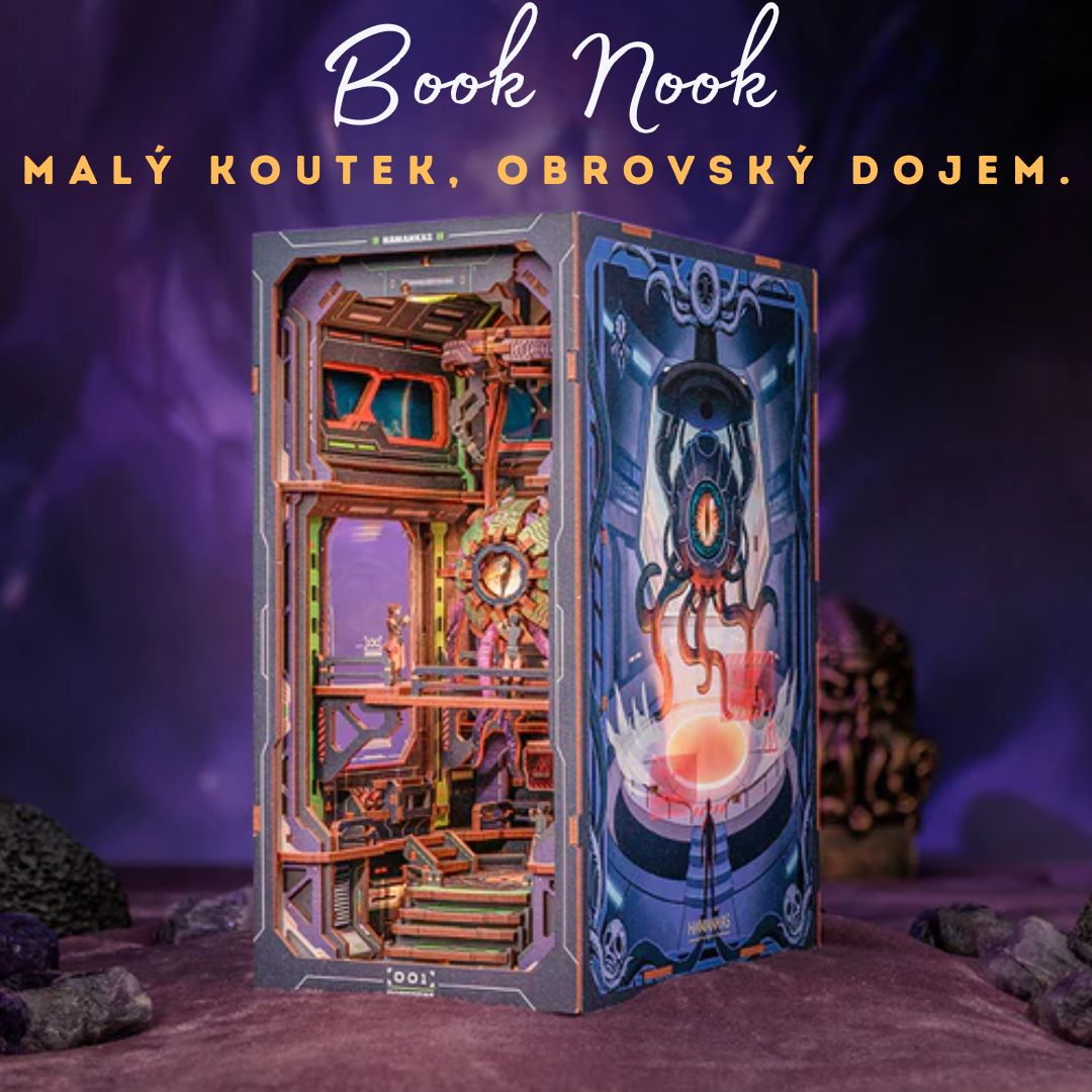 DIY Book Nook - OKO | Miniaturní dům Cutebee – nápad na dárek