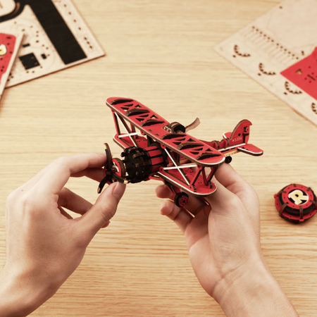 Sky Captain, kyvadlové letadlo – 3D puzzle ROKR, balanc