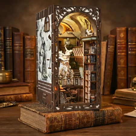 DIY Book Nook – Sochařský ateliér