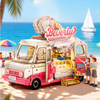 Zmrzlinový food truck Beverly's – 3D puzzle Rolife s LED