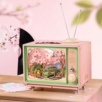 Dřevěná sada Puzzle 3D - Sakura Dream Tour | Rolife