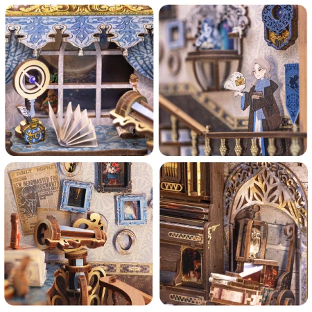 DIY Book Nook - Magic School | Cutebee