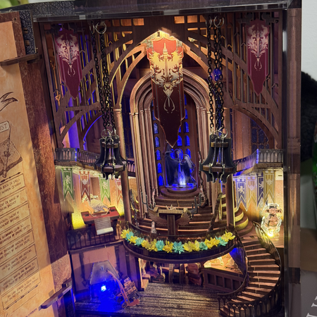 DIY Book Nook Magic School