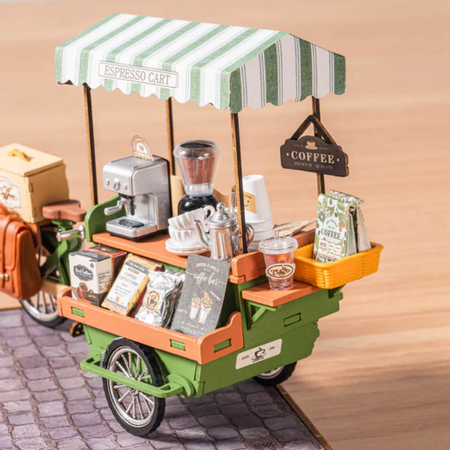 Aromatic Coffee Cart - Mini domeček 3D| Rolife