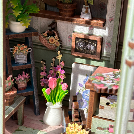 Vánoční sada Book Nook - Champs-Elysees květinářství | Cutebee