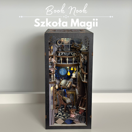 DIY Book Nook Vánoční sada - Škola kouzel Cutebee