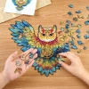 Dřevěné Puzzle - Sova | ROWOOD Rolife